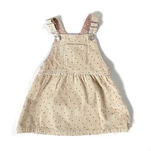 Zara Baby Girl Corduroy Overalls Dress